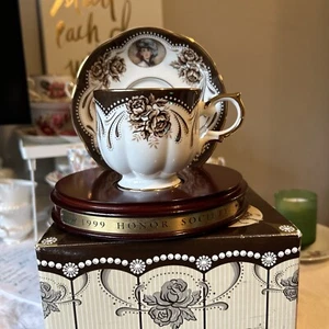 Vintage Avon Honor Society Commemorative Cup and Saucer 1999 - Picture 1 of 6