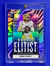 KENNY PICKETT SILVER HOLO ROOKIE CARD #8 JERSEY PITTSBURGH 2022 ELITIST RC MINT!