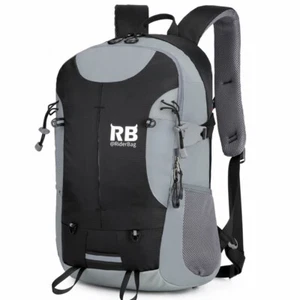 Reflective Bike Backpack Motorcycle Backpack Black Daypack Riderbag - Picture 1 of 13