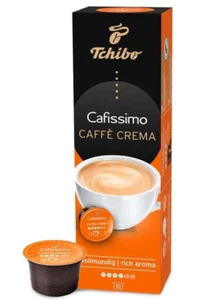 Tchibo Cafissimo CAFÉ CREMA AROMA RICO - Cápsulas de Café 10 Cápsulas - Imagen 1 de 4