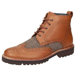 SIOUX Germany Herren Business Schuhe Bootie QUENDRON - 708 Cognac SALE - Picture 1 of 7