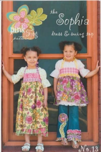 "THE SOPHIA DRESS & TOP" (6 mo to Girl's 10 yrs) by PINK FIG BOUTIQUE PATTERN - Picture 1 of 2