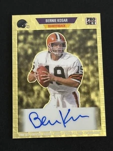 Bernie Kosar 2024 Leaf Pro Set Gold Auto #ed 1/1 - Picture 1 of 11