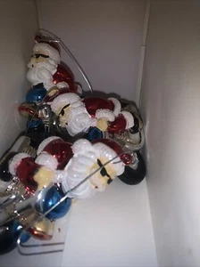 Cool Santa Hitting The Road On Motorrad Ornament Menge 3 - Bild 1 von 2