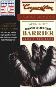 2012 Panini Cooperstown Famous Moments #9 Jackie Robinson - NM-MT