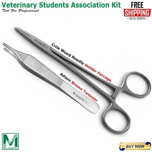 Kit de sutura de práctica para estudiantes de veterinaria y medicina entrenamiento force de disección - Imagen 1 de 3