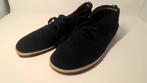 Bob Marley One Love Rasta Suede Blue Chukka Mens Shoes Rubber Gum Sole Sz 13 - Picture 1 of 9