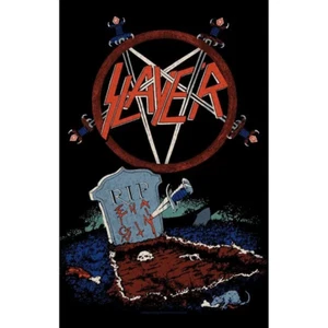 SLAYER REIGN IN PAIN 106 X 70CM LARGE SIZE TEXTILE POSTER FLAG OFFICIAL - Picture 1 of 7
