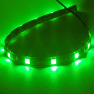 4pcs 30cm 12in Flexible LED Strip 12V Car Interior Underbody Dash Light, Green - Picture 1 of 5