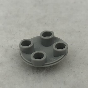 LEGO 2654 Light Bluish Gray Plate, Round 2 x 2 W/ Rounded Bottom (x1)