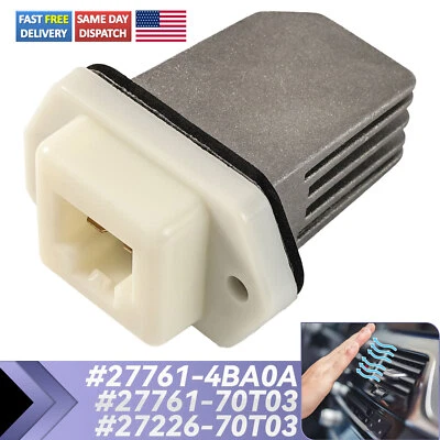 A/C Heater Blower Motor Resistor-for Nissan Rogue Select Sentra 2007-2012 RU-700 - Image 1 of 4