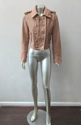 CHAQUETA BOHO RETRO AÑOS 90 LANA RECORTADA ESTILO STEAMPUNK DOBLE BOTONADURA MOD talla M Foto 1 de 4