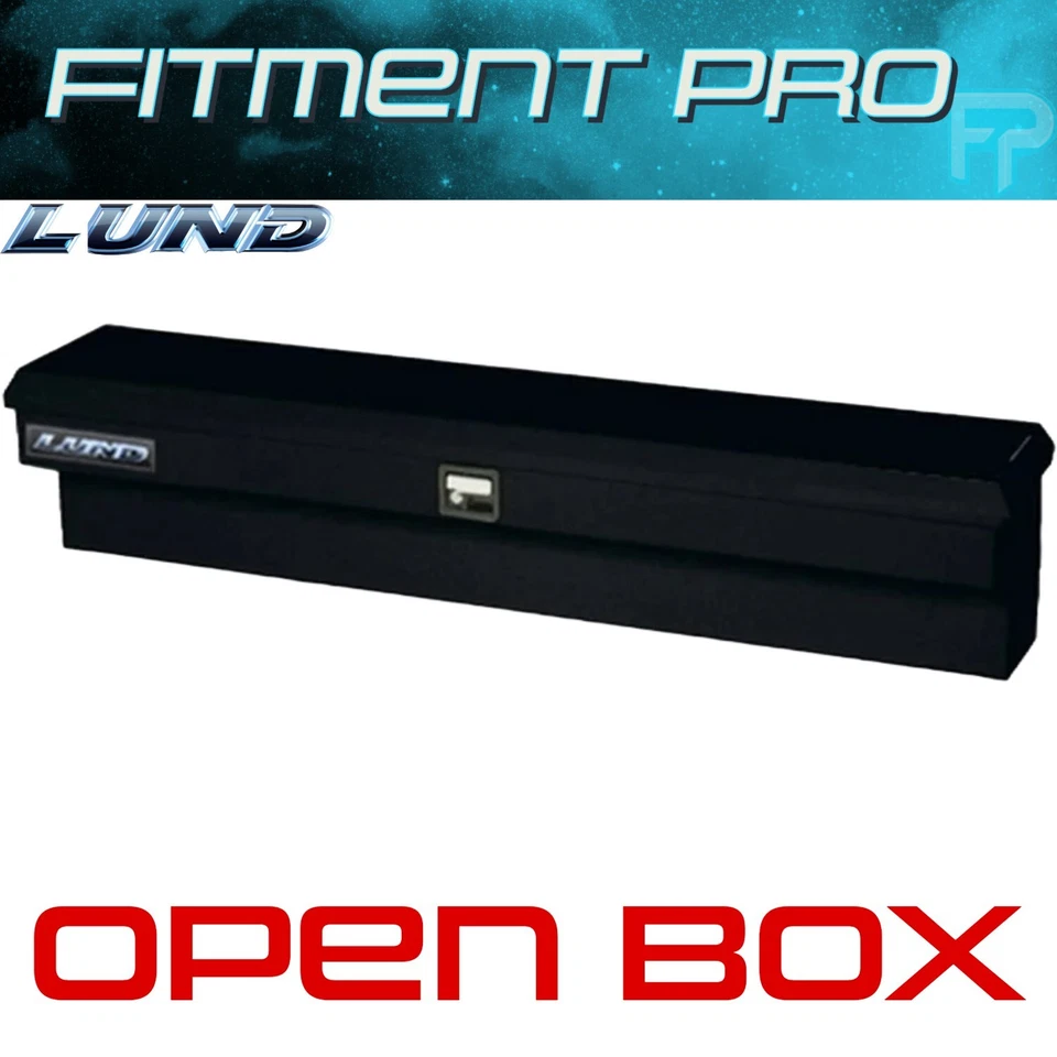 Caja de herramientas para camión contenedor lateral universal de acero Lund negra 70" resistente a la intemperie 76772 Foto 1 de 4