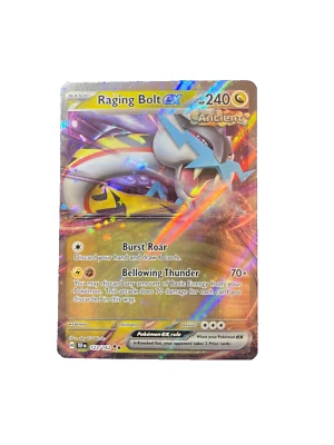 Pokémon TCG Raging Bolt ex 123/162 Sv05: Temporal Forces Holo Near Mint - Image 1 of 3