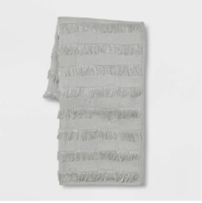 MANTA CON FLECOS OPALHOUSE 55x80, GRIS *NUEVA Foto 1 de 3