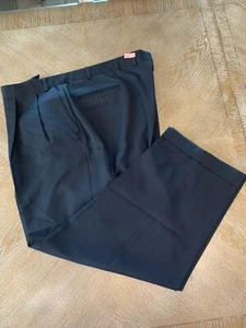 Black Taylor Dressed Pants Rolled Up Hem Size 42X27 - Picture 1 of 6