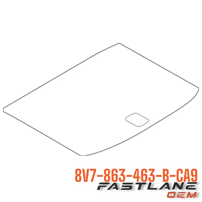 2015-2019 AUDI A3/A3 QUATTRO REAR FLOOR MAT NEW OEM 8V7-863-463-B-CA9 - Image 1 of 4