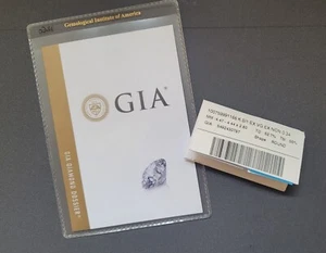 GIA Certified Natural 0.34 Carat Round Cut Diamond, SI1 Clarity, K Color - Picture 1 of 7