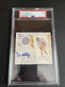 Don Mattingly 2013 Topps Allen & Ginter N43 Boxtopper Auto /5 Yankees PSA 9 - Picture 1 of 2