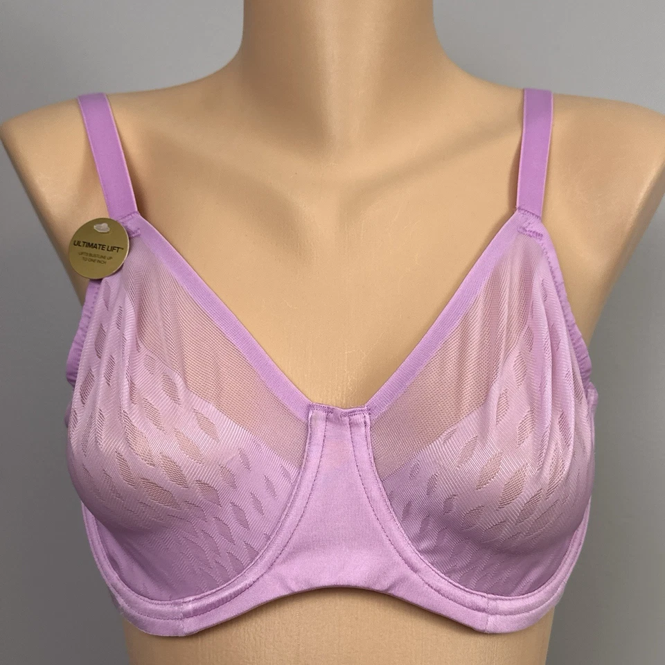 Wacoal 855336 Elevated Allure Unlined Underwire T-shirt Bra Size 36D light purpl