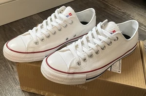 EXCELLENT Converse Optical White Mens 8.5 Women’s 10.5 Sneaker Canvas Chucks - Picture 1 of 9