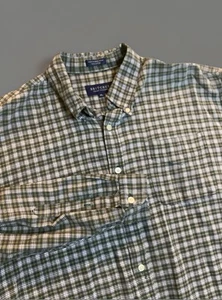 Britches Great Outdoors Mens Plaid Green Lightweight Hiking Hunting Shirt XL - Picture 1 of 9