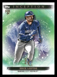 2024 Topps Inception Nick Loftin #29 RC Green Kansas City Royals - Picture 1 of 2