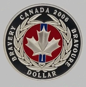 2006 CANADA $1 MEDAL OF BRAVERY SILVER ULTRA CAMEO NGC PF69 - Picture 1 of 4