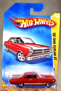 2009 Hot Wheels #31 New Models 31/42 '66 FORD FAIRLANE GT Orange w/Chrome 5 Sp - Picture 1 of 5