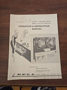 Bell Sound Systems serie T-210 manuale di funzionamento e istruzioni - Foto 1 di 8