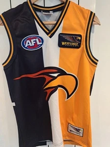 West Coast Eagles AFL Guernsey Vest Small S Official Vintage - Picture 1 of 7
