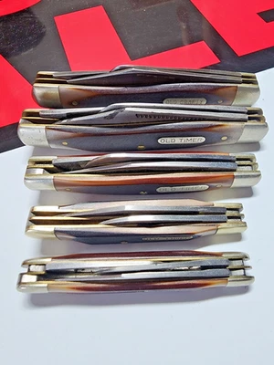 Old Timer pocket knife collection - Image 1 of 4