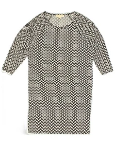 MICHAEL KORS Womens Loose Fit 3/4 Sleeve Basic Dress UK 14 Medium White AB08 - Picture 1 of 3