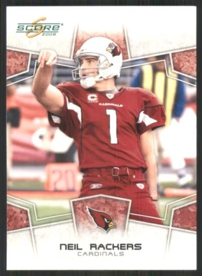 2008 Score #6 Neil Rackers Arizona Cardinals 46029 - Image 1 of 2