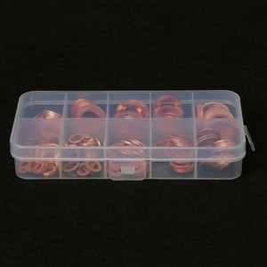 Washers Copper Tool Accessories Assortment Equipment Flat Gasket Insulation