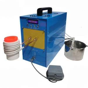 9KW 220V High-frequency Induction Heating Machine Silver Gold Melting Furnace - Picture 1 of 10