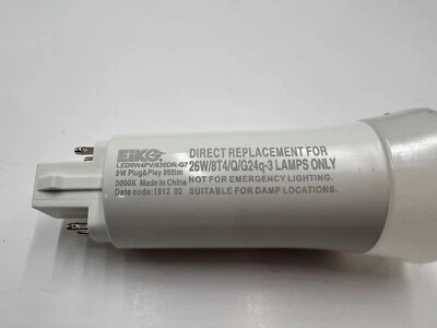 Eiko LED9W4PV/840DR-G7 Litespanled 9W LED Bulb G24Q Base - Certified Green - Image 1 of 4