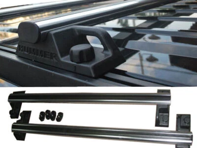 Cross bar fits for Hummer H2 2002-2009 aluminum luggage roof rails baggage 2PCS - Image 1 of 4