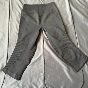 Lululemon In The Flow Crop Legging High Waist Black Size 4 Fast Shipping Nice - Picture 1 of 8