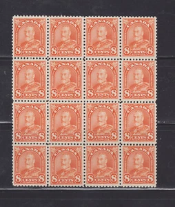 CANADA #172 block of 16 admirals VFNH A11c150 - Picture 1 of 2