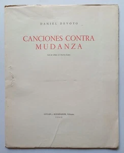 Devoto, Daniel - Canciones contra Mudanza - Beatriz Capra - 1° Edición - (1945) - Bild 1 von 5