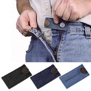 Pants Button Waist Extenders Maternity Jeans Collar Clothing Belt Expander Set - Picture 1 of 15