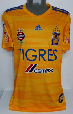ADIDAS TIGRES UANL MEXICO GIGNAC 2020 HOME S ORIGINAL JERSEY SHIRT - Image 1 of 4
