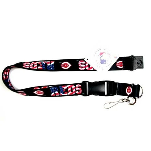Cincinnati Reds Lanyard Keychain USA Series Stars & Stripes New MLB Cover