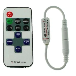 Mini LED RF Controller 10Key Remote control 12...24V 144W 2-Pin; monochrome plug - Picture 1 of 4