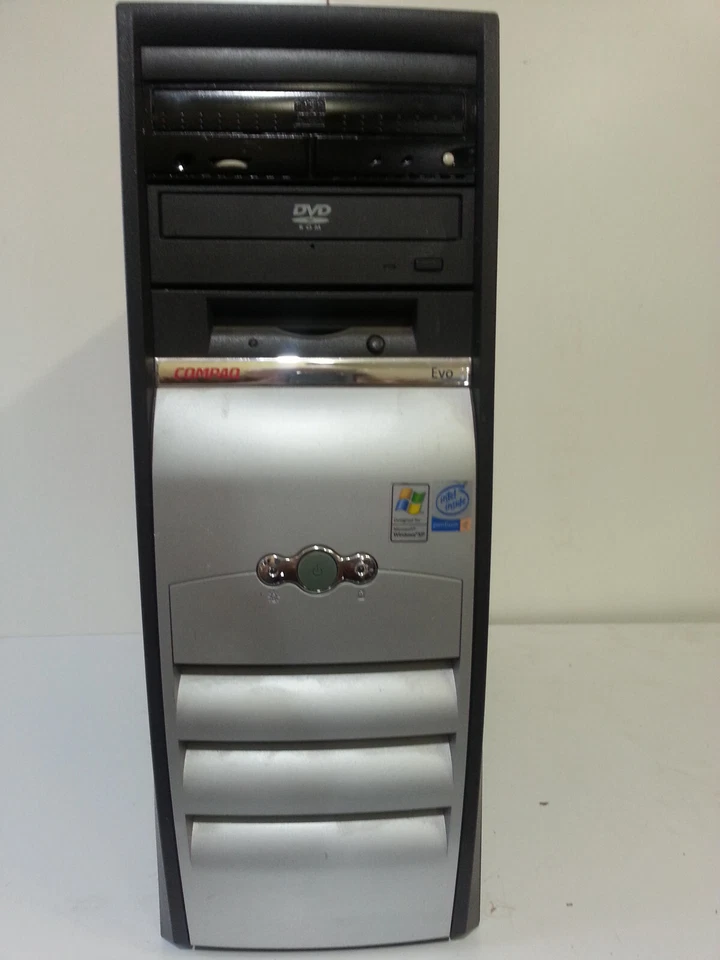 Ventage Compaq Evo D500 MT p4 1.8 gh, 1gig ram, 80gig Hdd Radeon 7200 Win 7 - Image 1 of 4