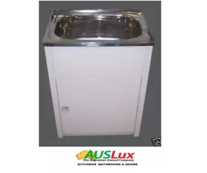 New Stainless Steel Laundry Sink Tub Cabinet 600mm x 500mm - Picture 1 of 2