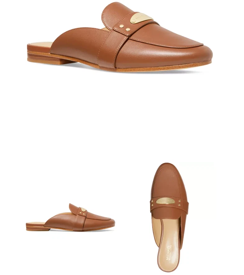 Michael Kors MK Plate Mule Luggage Women's US sizes 6-10/NEW!!! - Image 1 of 1