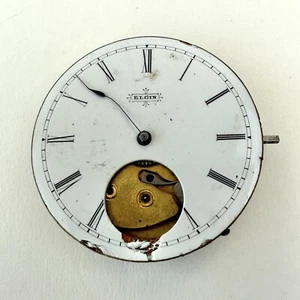 1880 Elgin Grade 65 8s 13J Taschenuhrwerk Jagd auf Teile oder Reparatur - Bild 1 von 9
