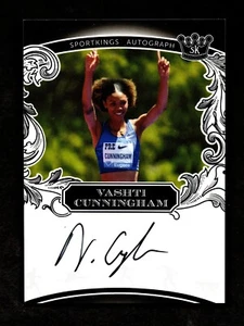 2020 Sportkings VASHTI CUNNINGHAM Olympic High Jump USA Autograph A43 - Picture 1 of 2